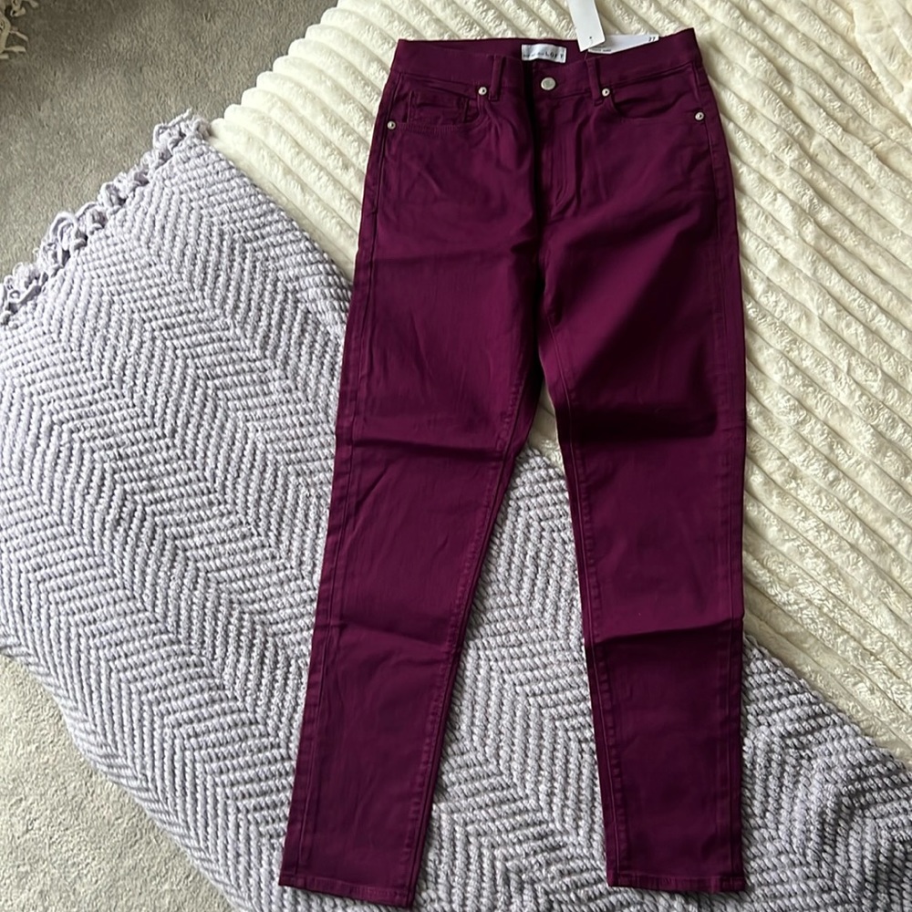 Plum colored jeans